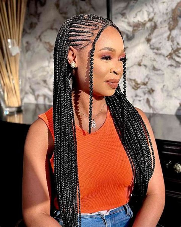 Do you braid over or under for cornrows?