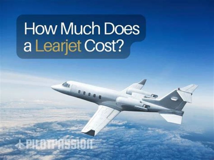 How much does a Learjet cost?