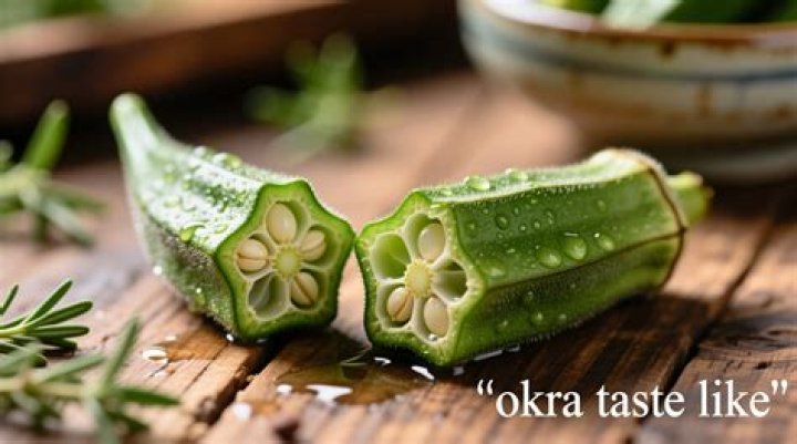 What does Chinese okra taste like?